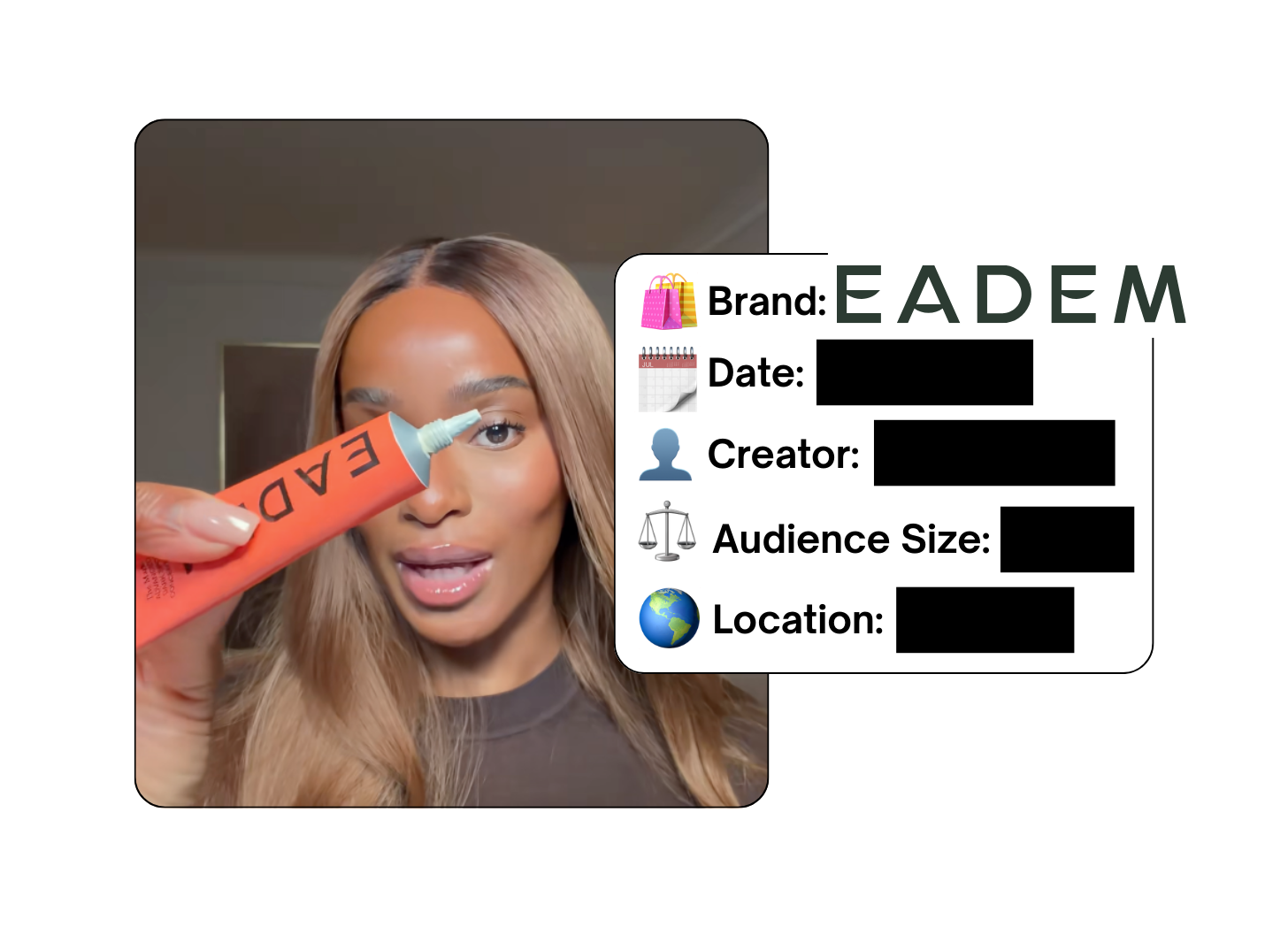 Spotted: EADEM in a new paid collab