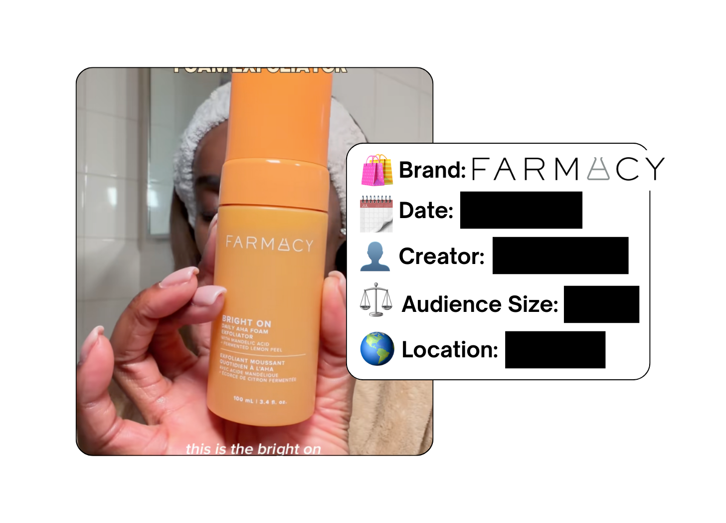 Spotted: Farmacy Beauty in a new paid collab