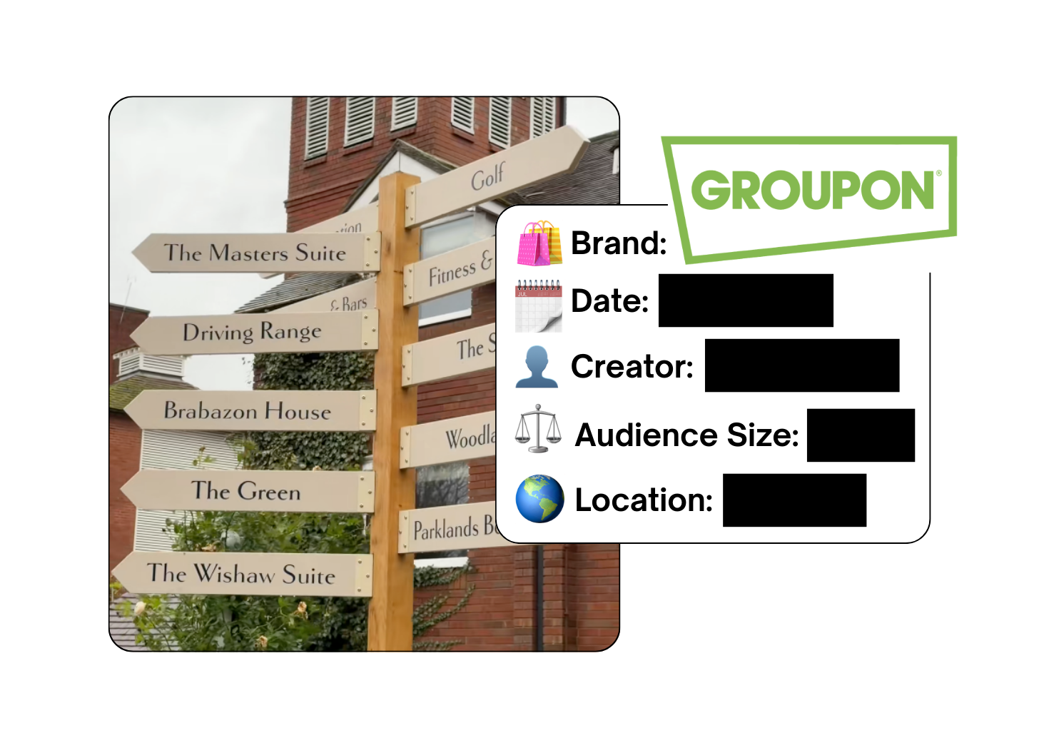 Spotted: Groupon in a new paid collab