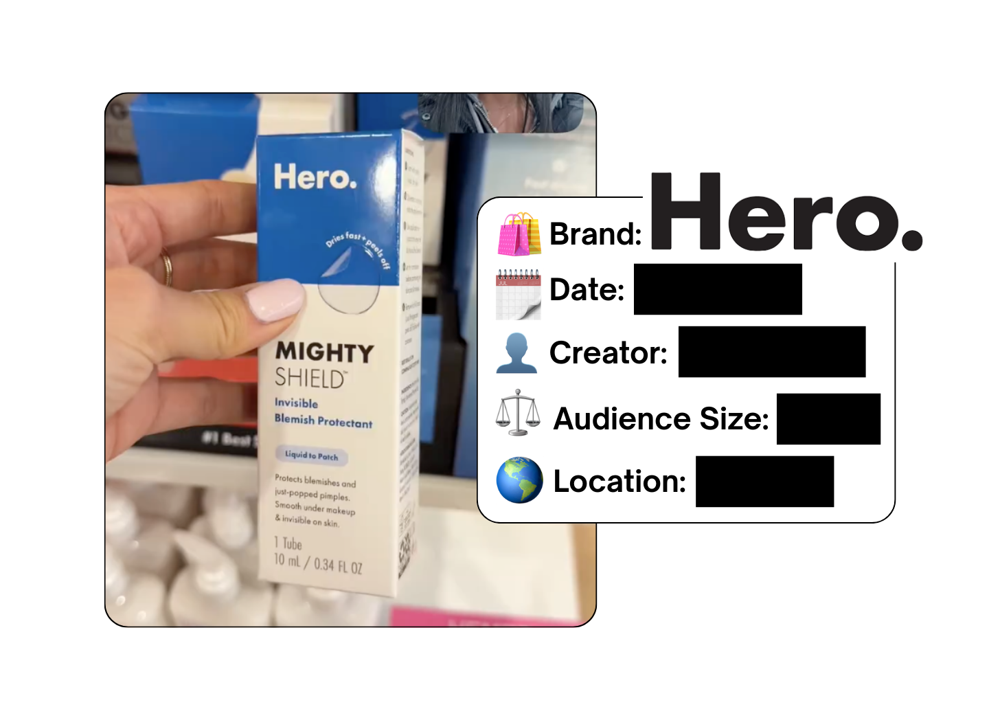 Spotted: Hero Cosmetics in a new paid collab