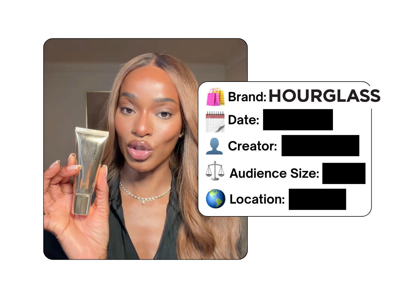 Spotted: Hourglass Cosmetics in a new paid collab