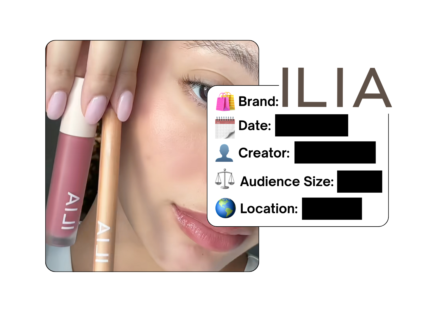 Spotted: ILIA Beauty in a new paid collab