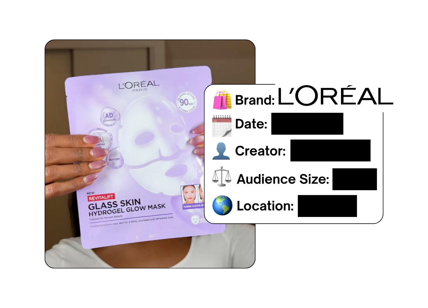 Spotted: L'Oreal in a new paid collab