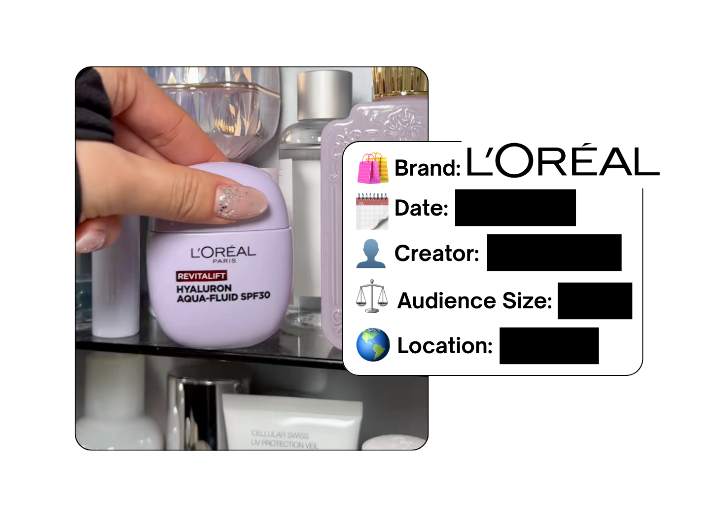 Spotted: L’Oreal in a new paid collab
