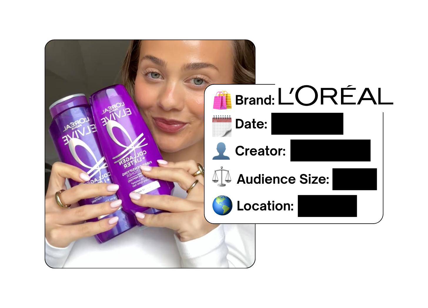 Spotted: L’Oreal in a new paid collab