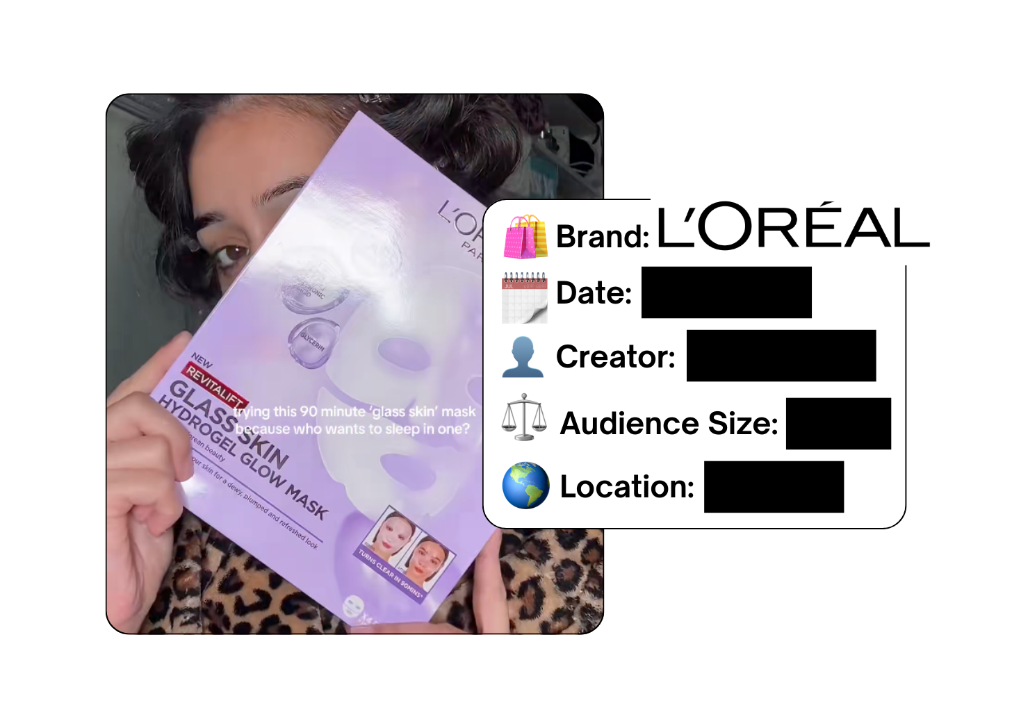 Spotted: L'Oreal in a new paid collab