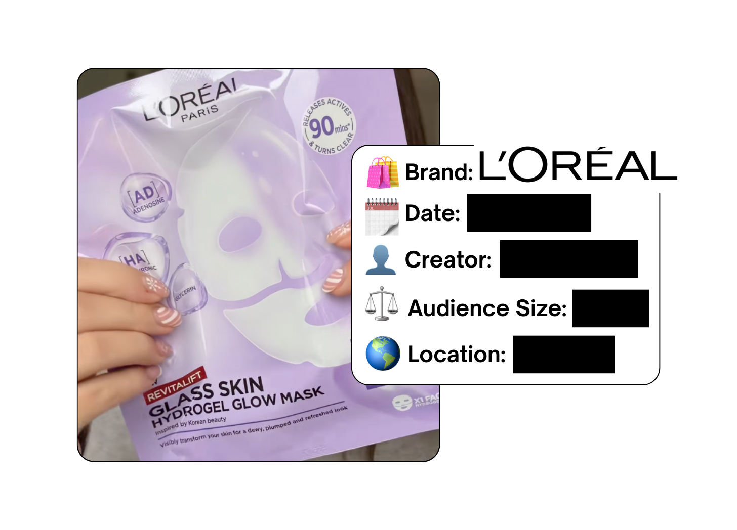 Spotted: L’Oreal in a new paid collab