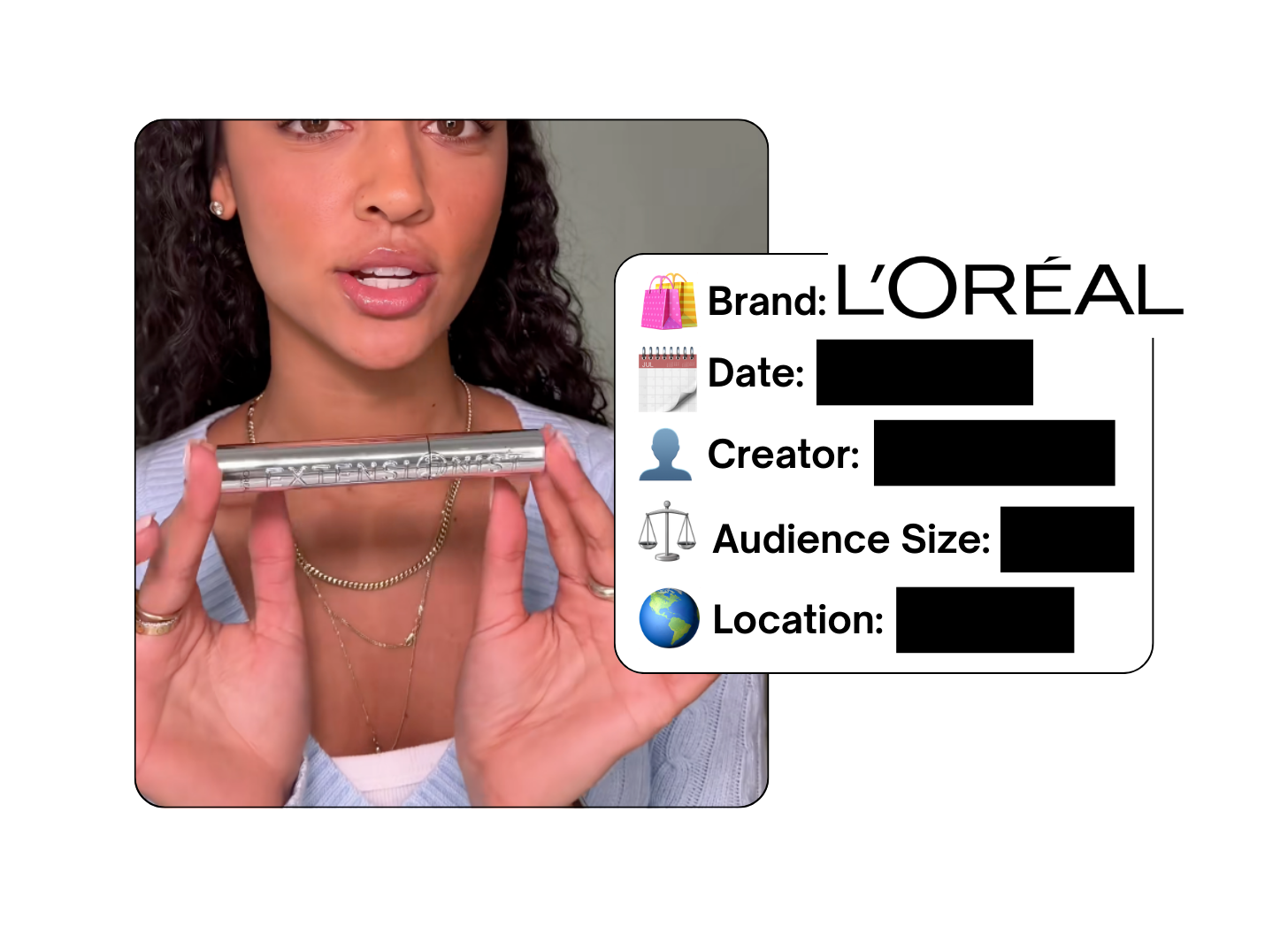 Spotted: L'Oreal in a new paid collab