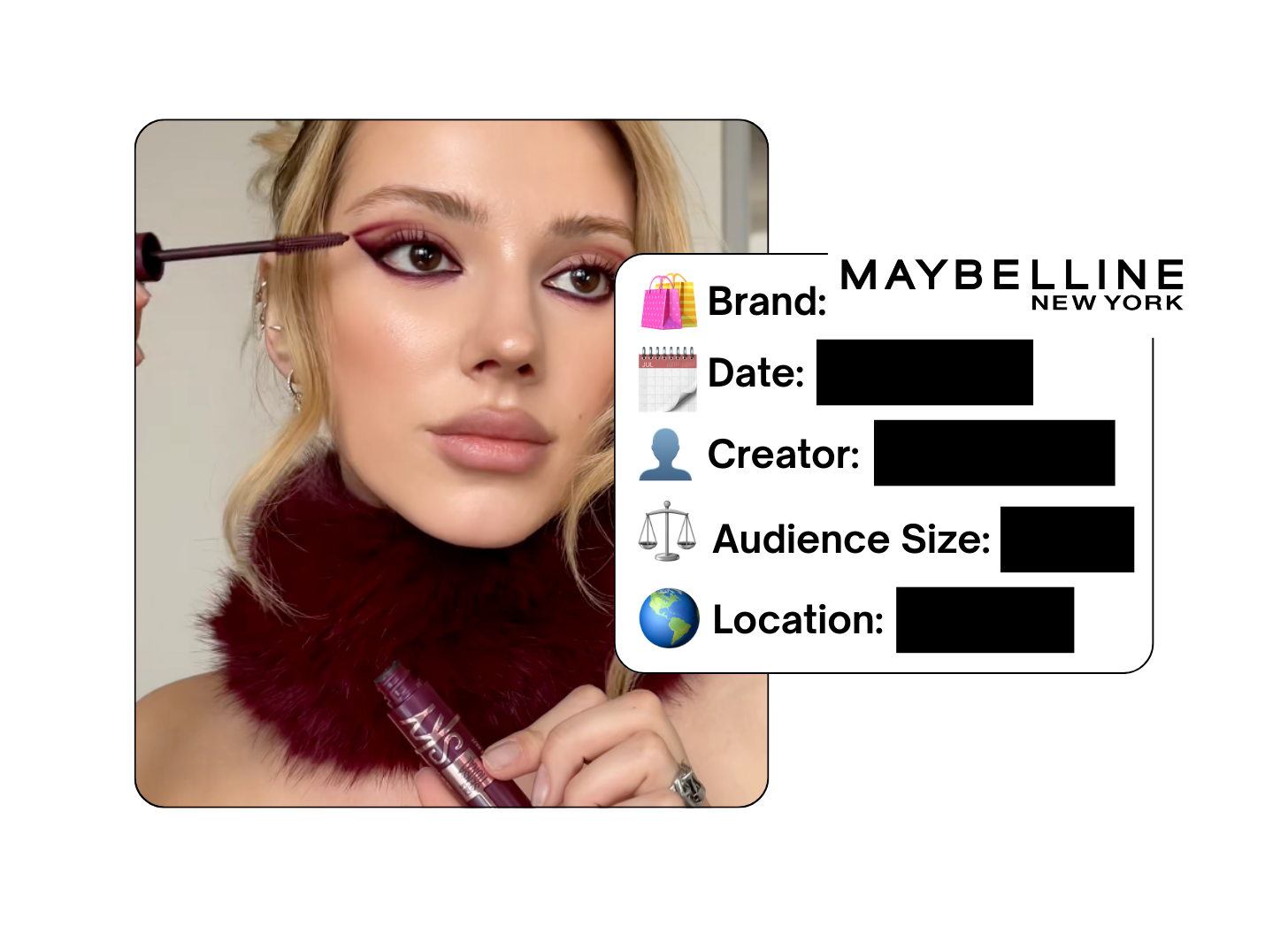 Spotted: Maybelline in a new paid collab