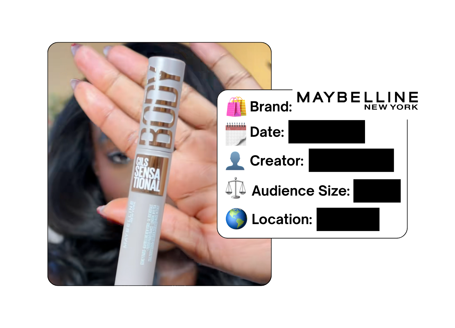 Spotted: Maybelline in a new paid collab