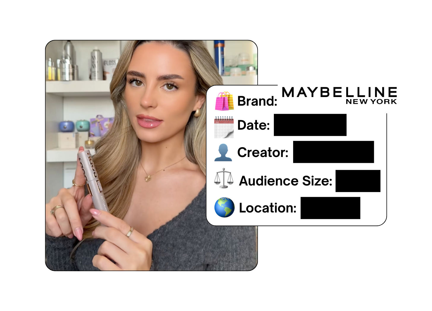 Spotted: Maybelline in a new paid collab