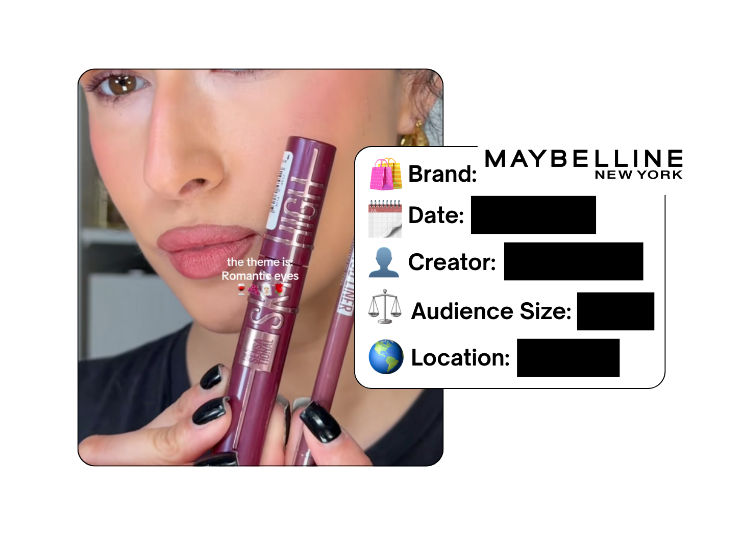 Spotted: Maybelline in a new paid collab