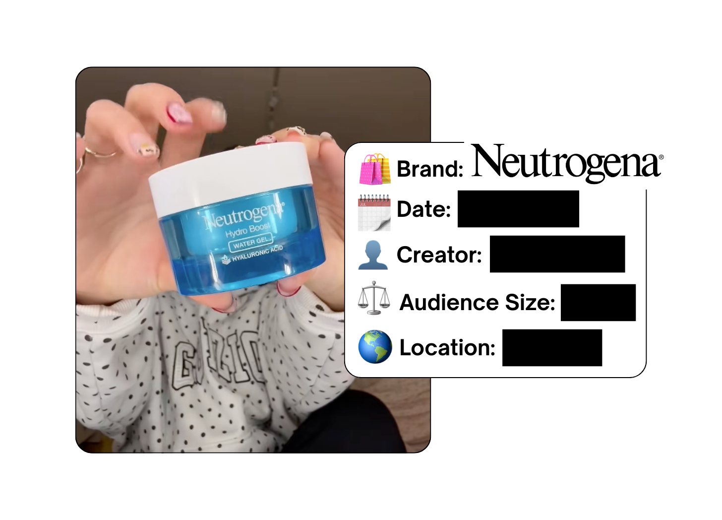 Spotted: Neutrogena in a new paid collab