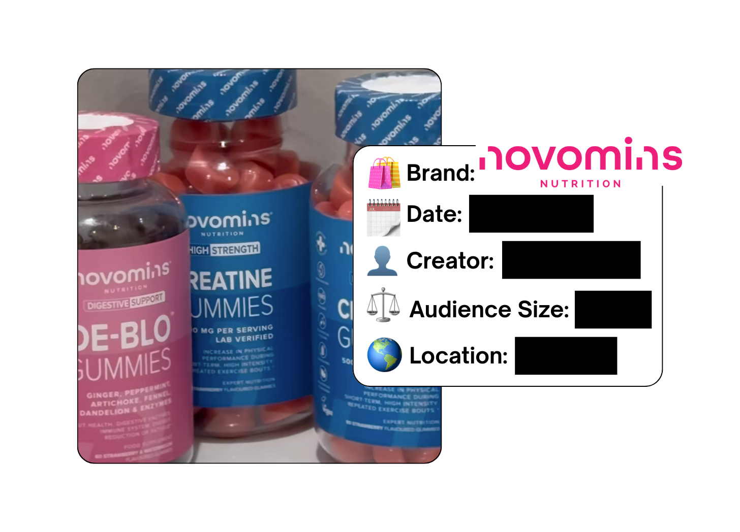 Spotted: Novomins in a new paid collab