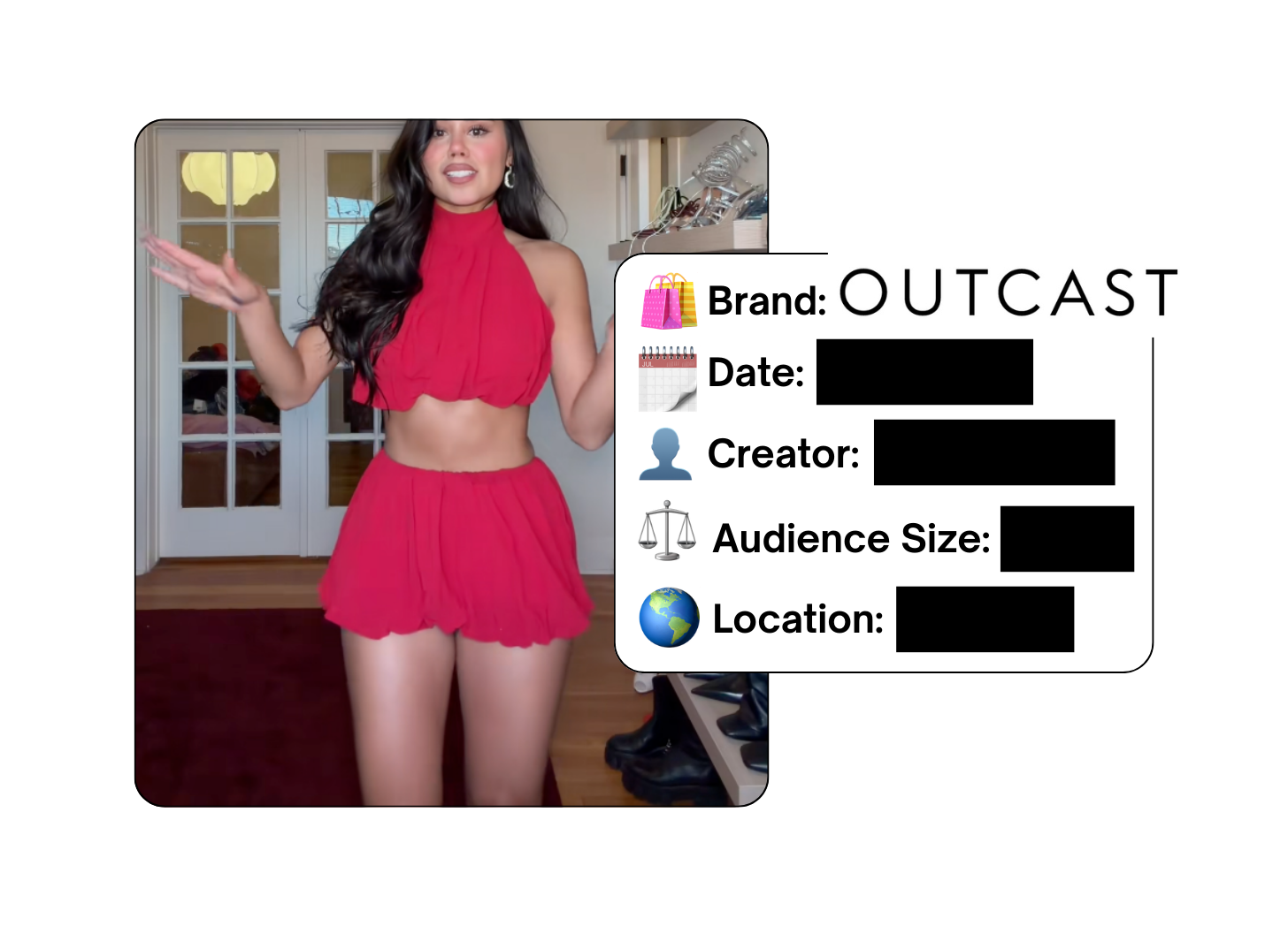 Spotted: ‎Outcast in a new paid collab