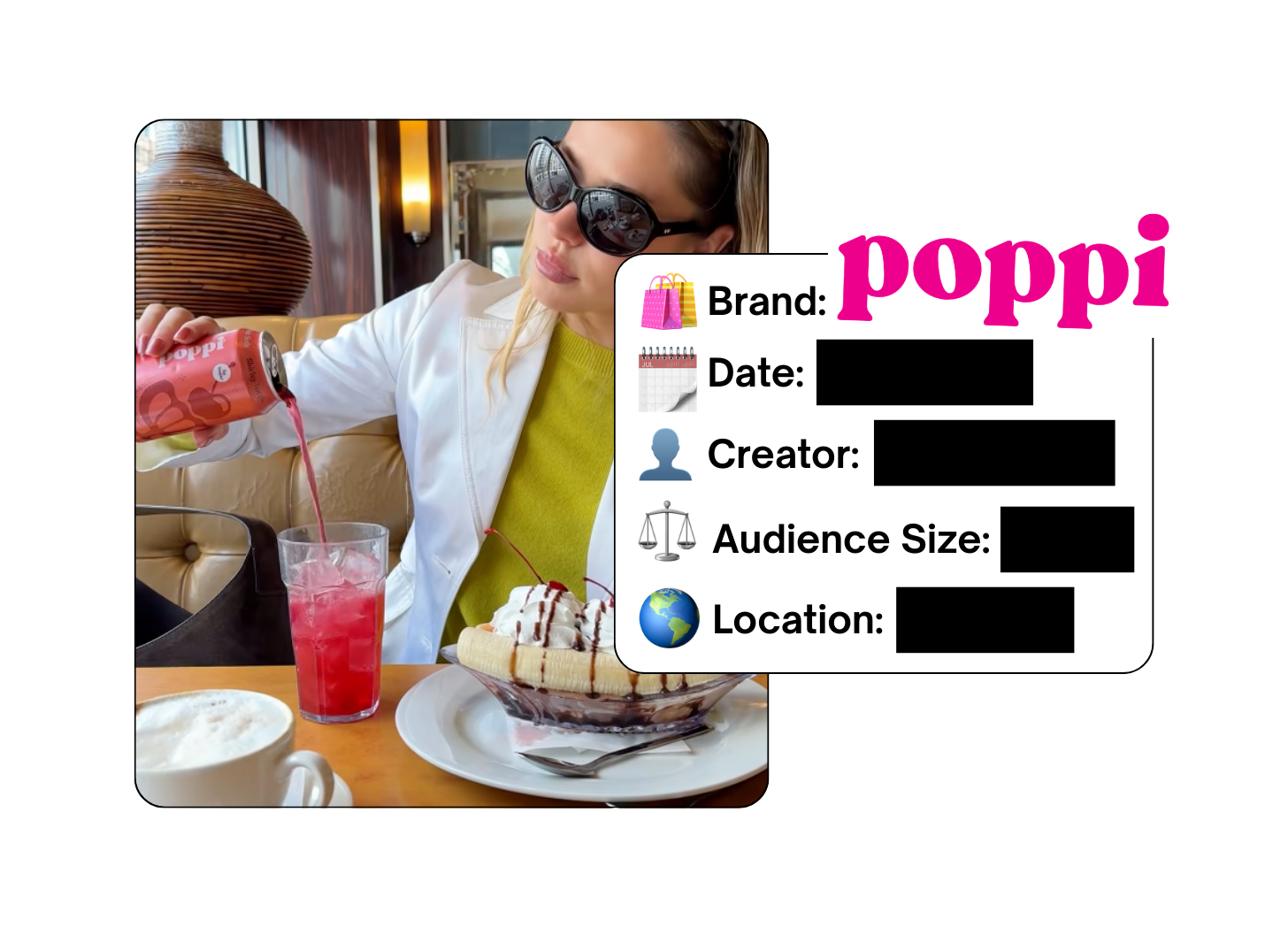 Spotted: Poppi in a new paid collab