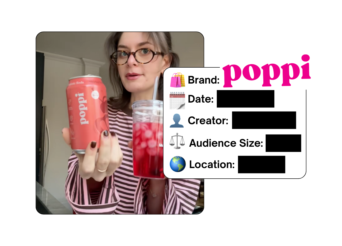 Spotted: Poppi in a new paid collab