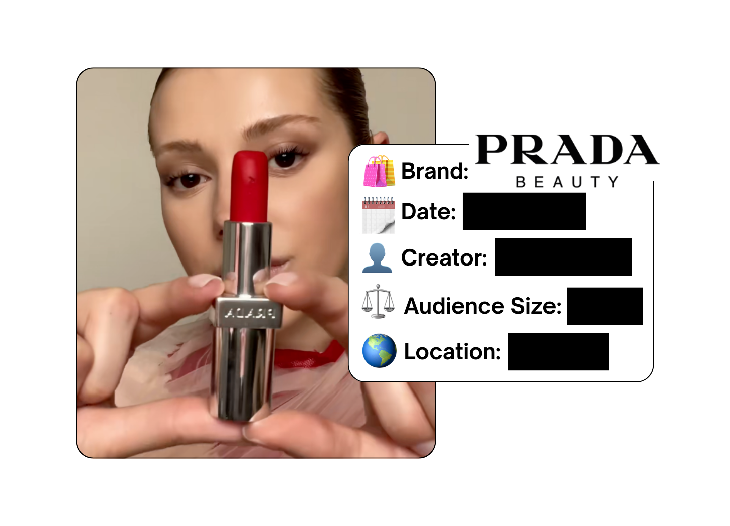 Spotted: Prada Beauty in a new paid collab