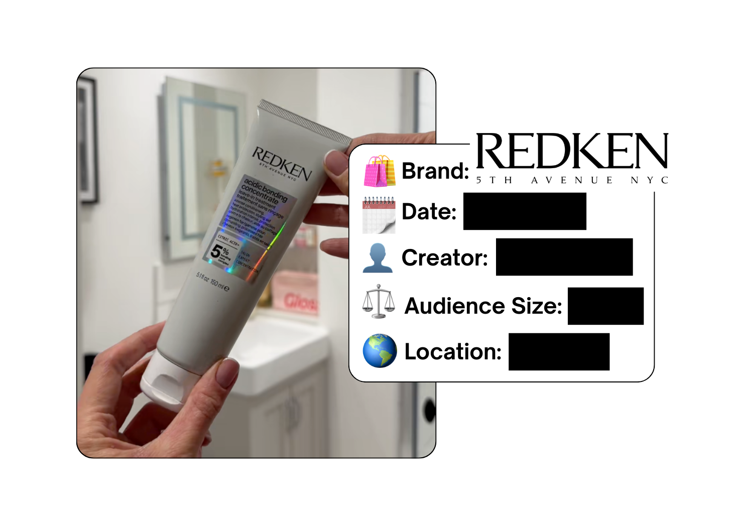 Spotted: Redken in a new paid collab