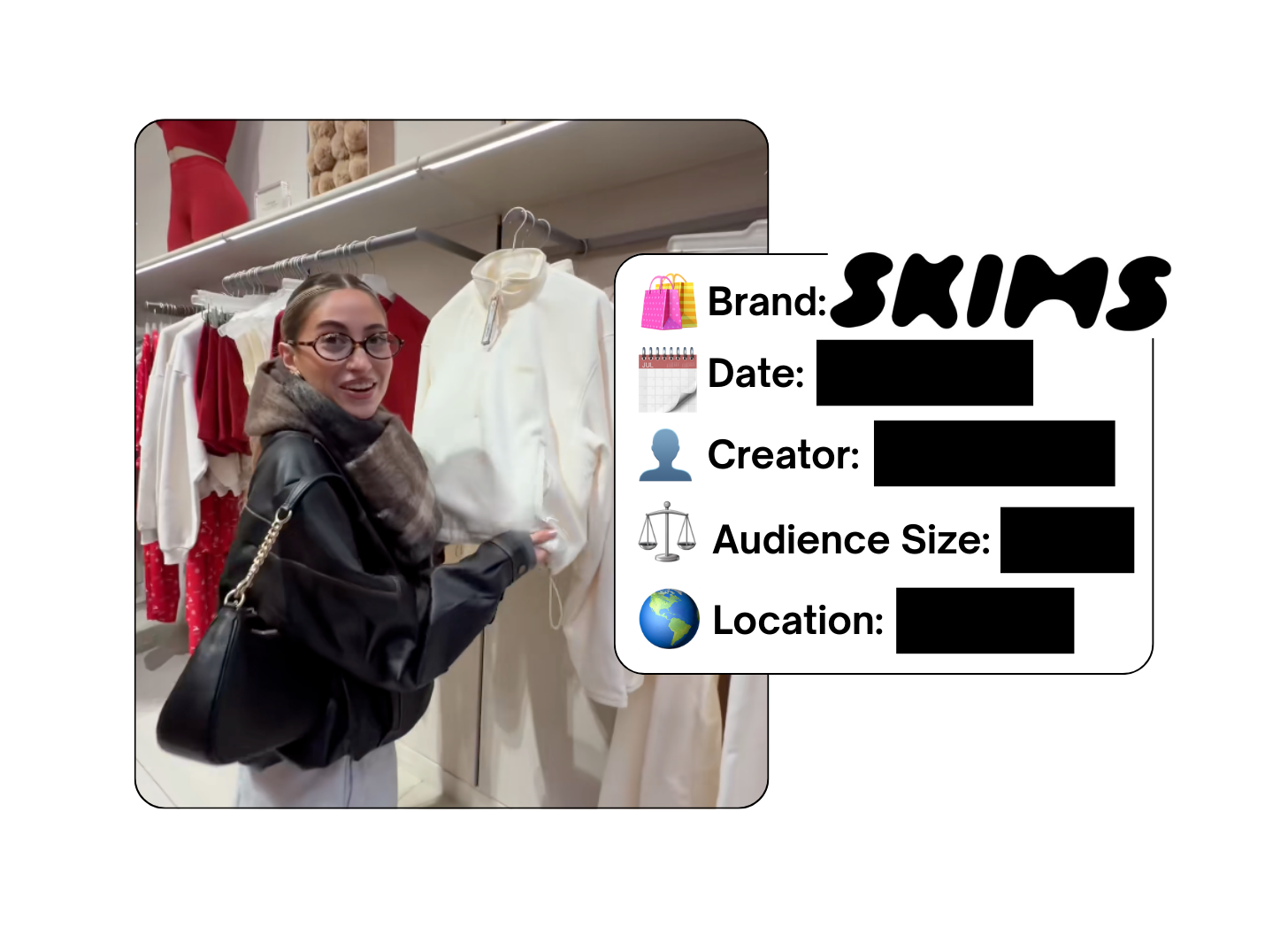 Spotted: Skims in a new paid collab