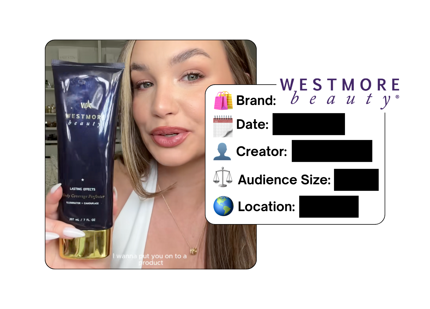 Spotted: Westmore Beauty in a new paid collab