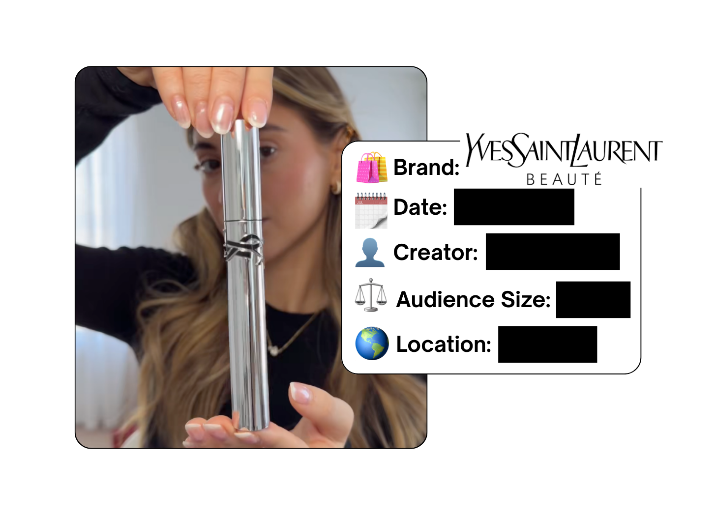 Spotted: YSL Beauty in a new paid collab