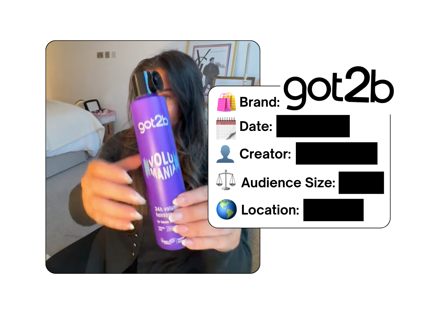 Spotted: got2b in a new paid collab