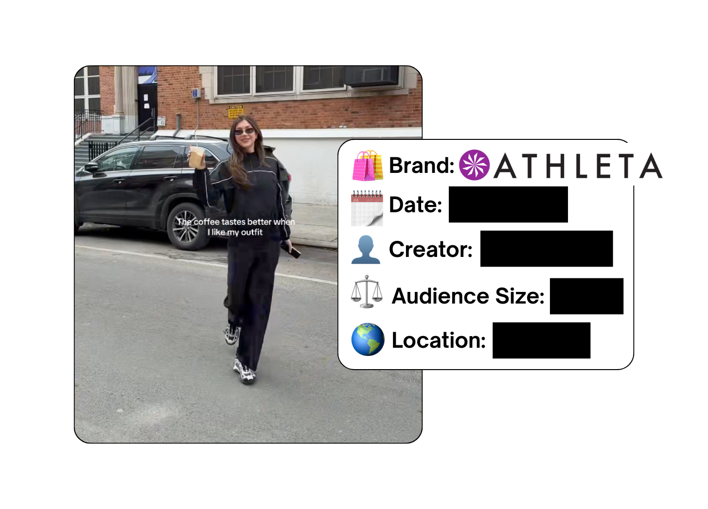 Spotted: ATHLETA in a new paid collab