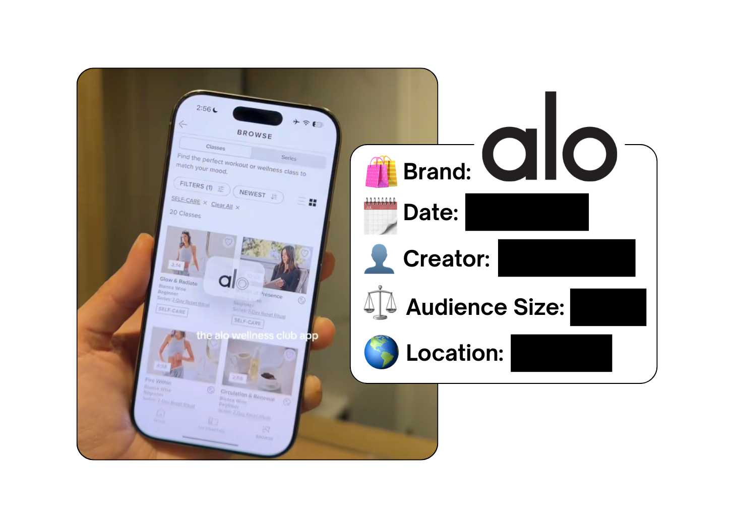 Spotted: Alo in a new paid collab