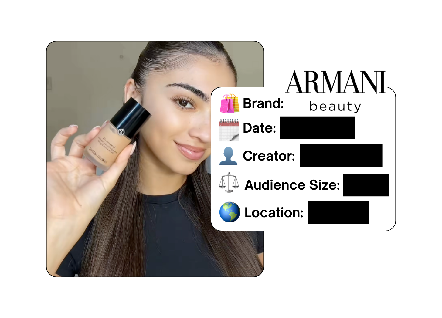 Spotted: Armani Beauty in a new paid collab