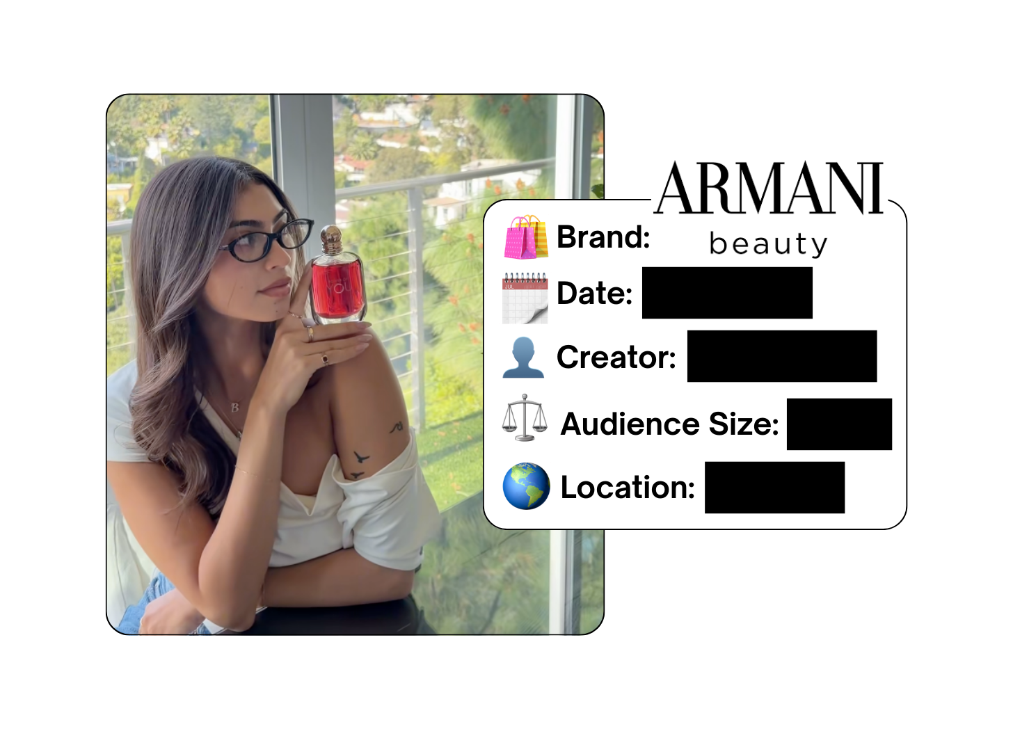 Spotted: Armani Beauty in a new paid collab