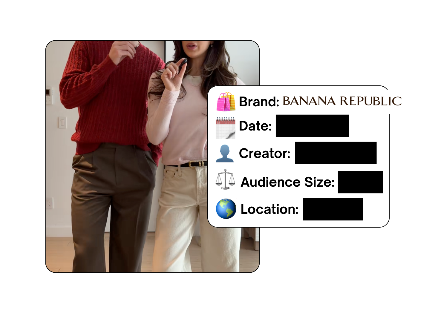 Spotted: Banana Republic in a new paid collab