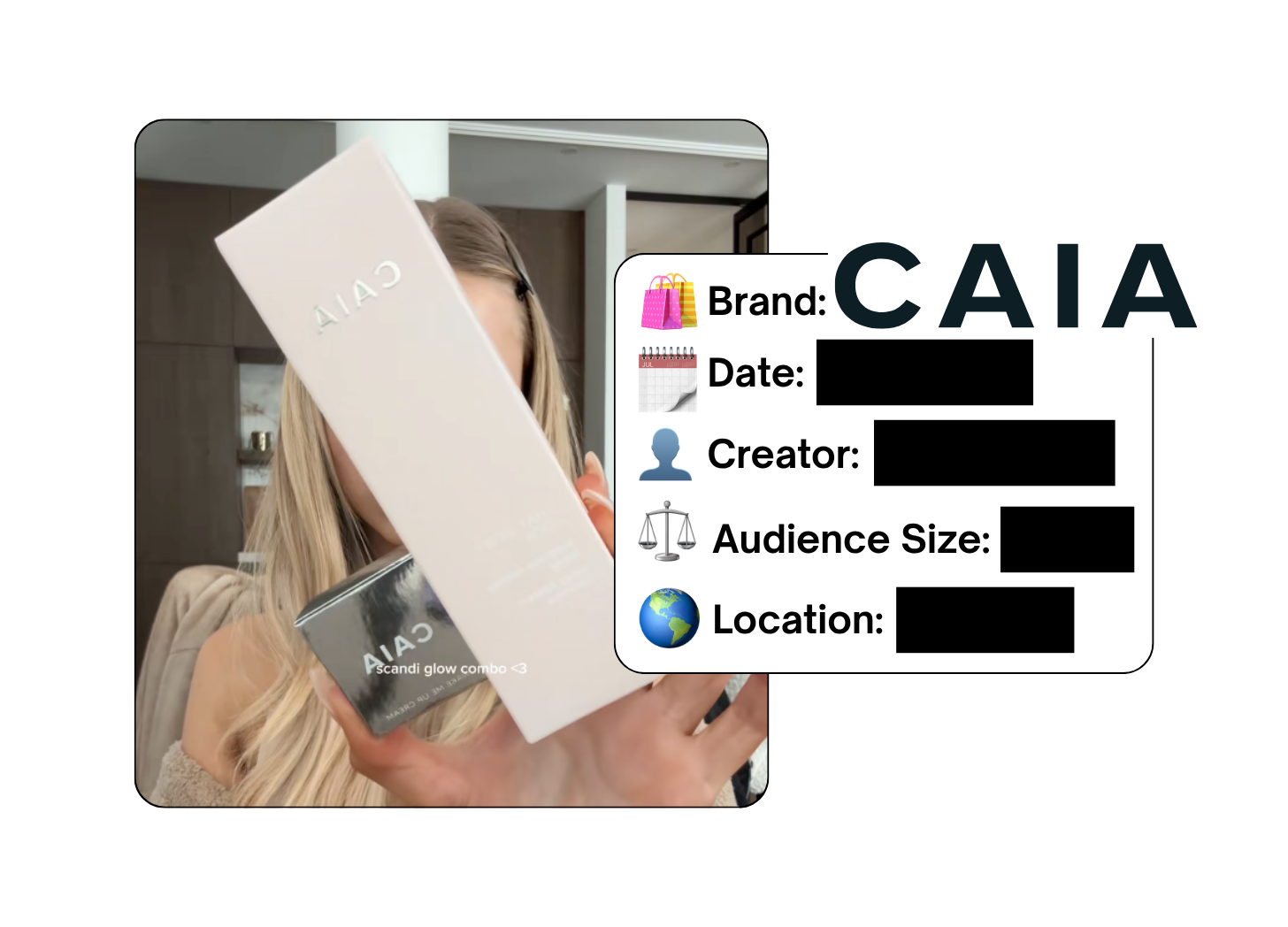 Spotted: CAIA Cosmetics in a new paid collab