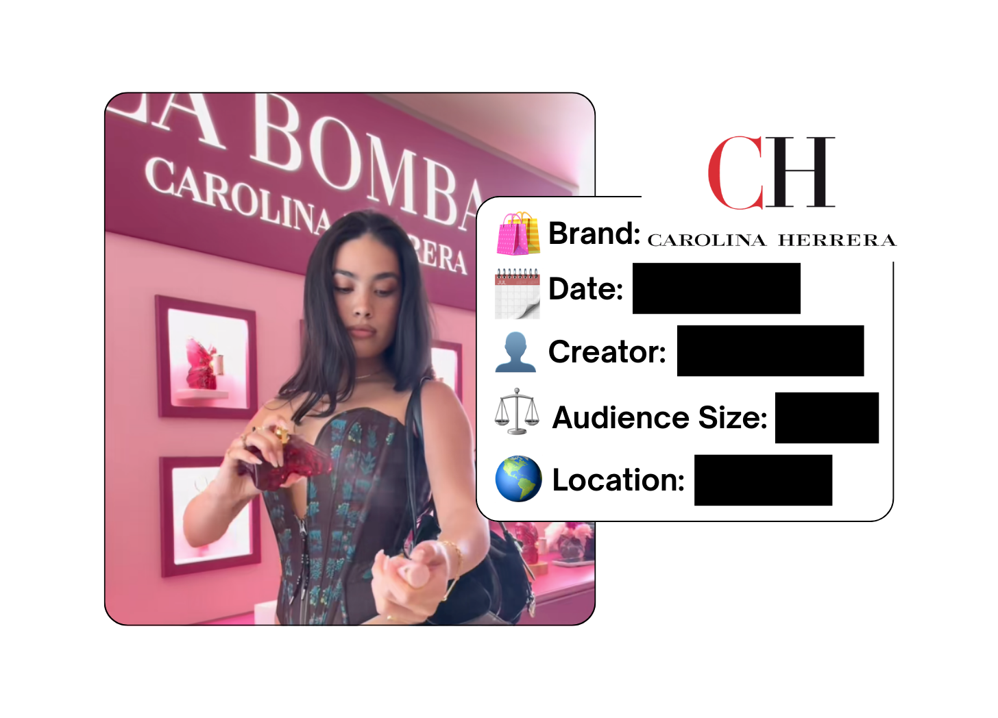 Spotted: Carolina Herrera in a new paid collab