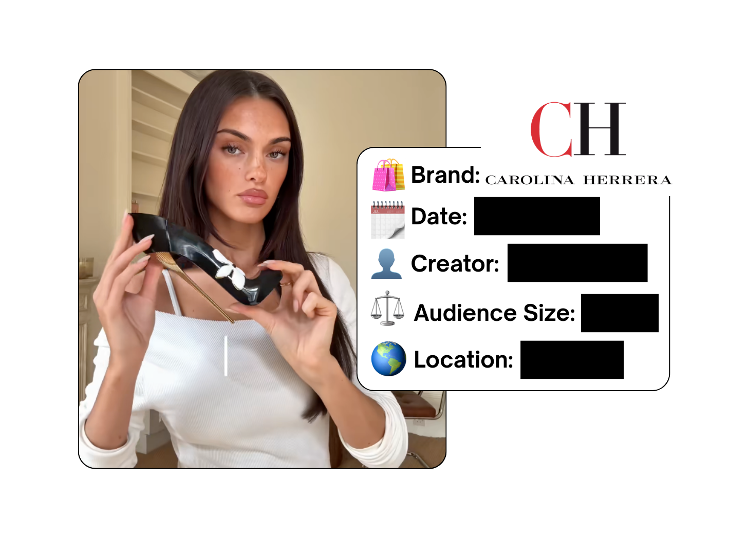 Spotted: Carolina Herrera in a new paid collab