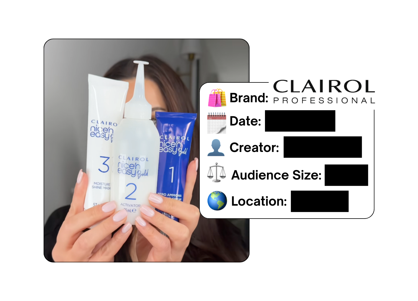 Spotted: Clairol in a new paid collab