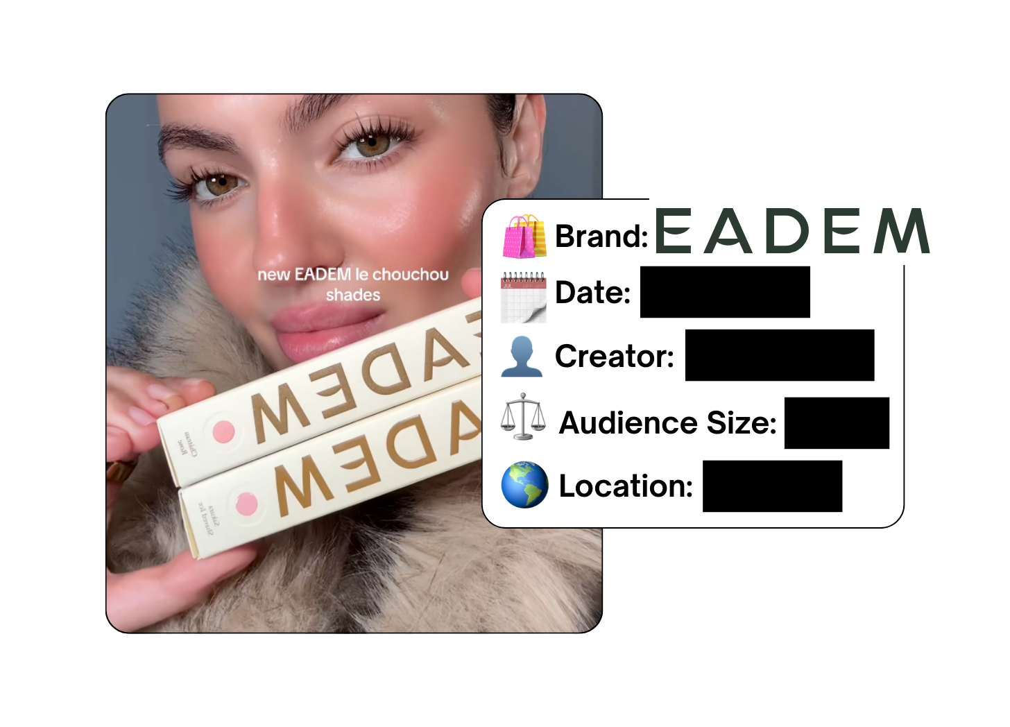 Spotted: EADEM in a new paid collab