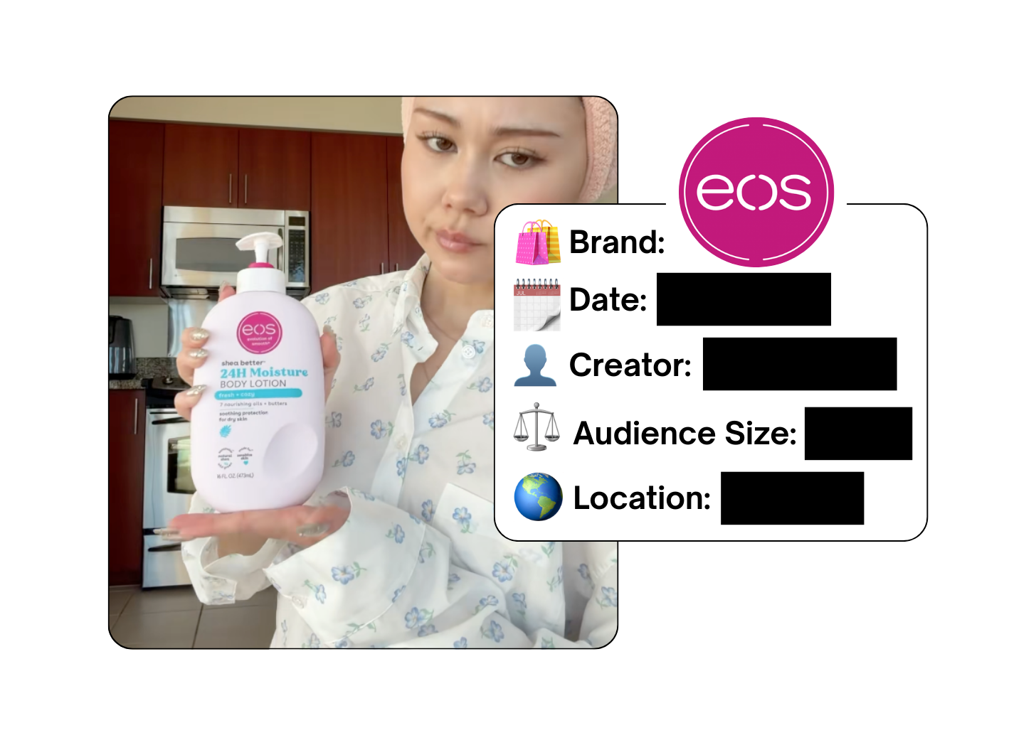 Spotted: EOS in a new paid collab