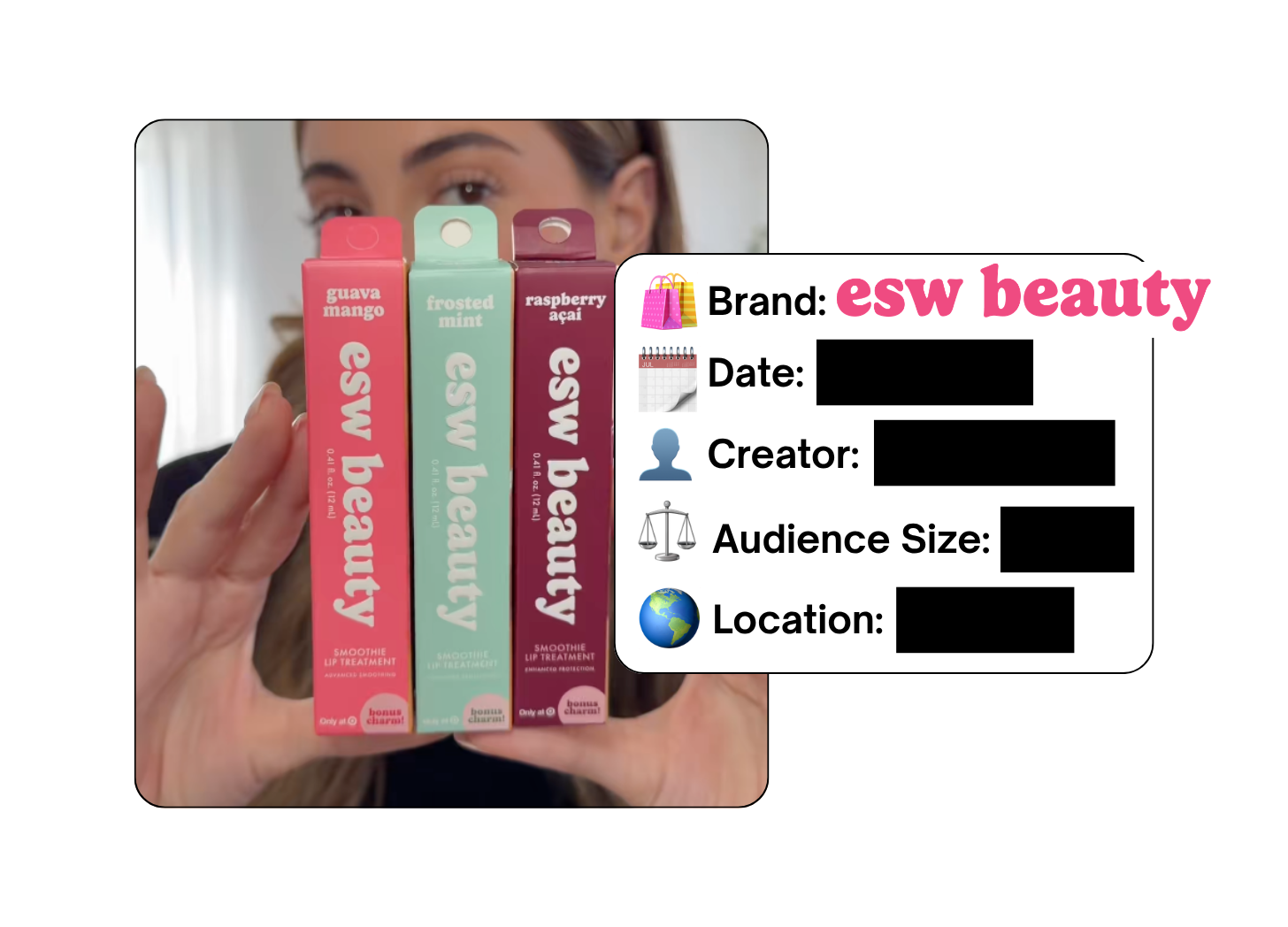 Spotted: ESW Beauty in a new paid collab
