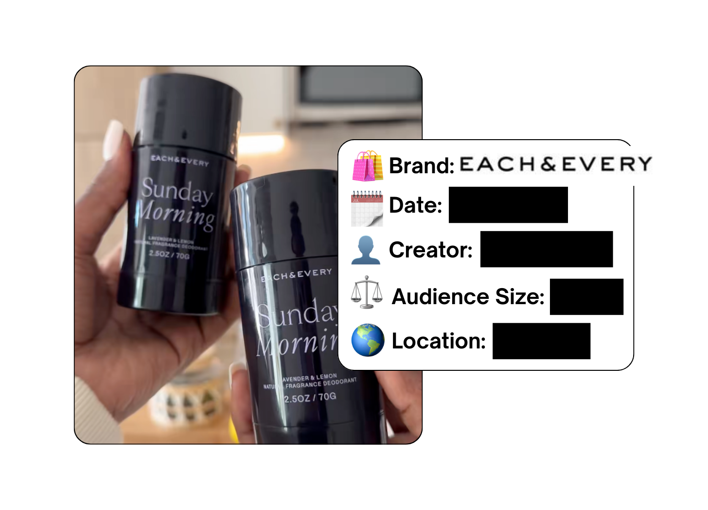 Spotted: Each & Every in a new paid collab