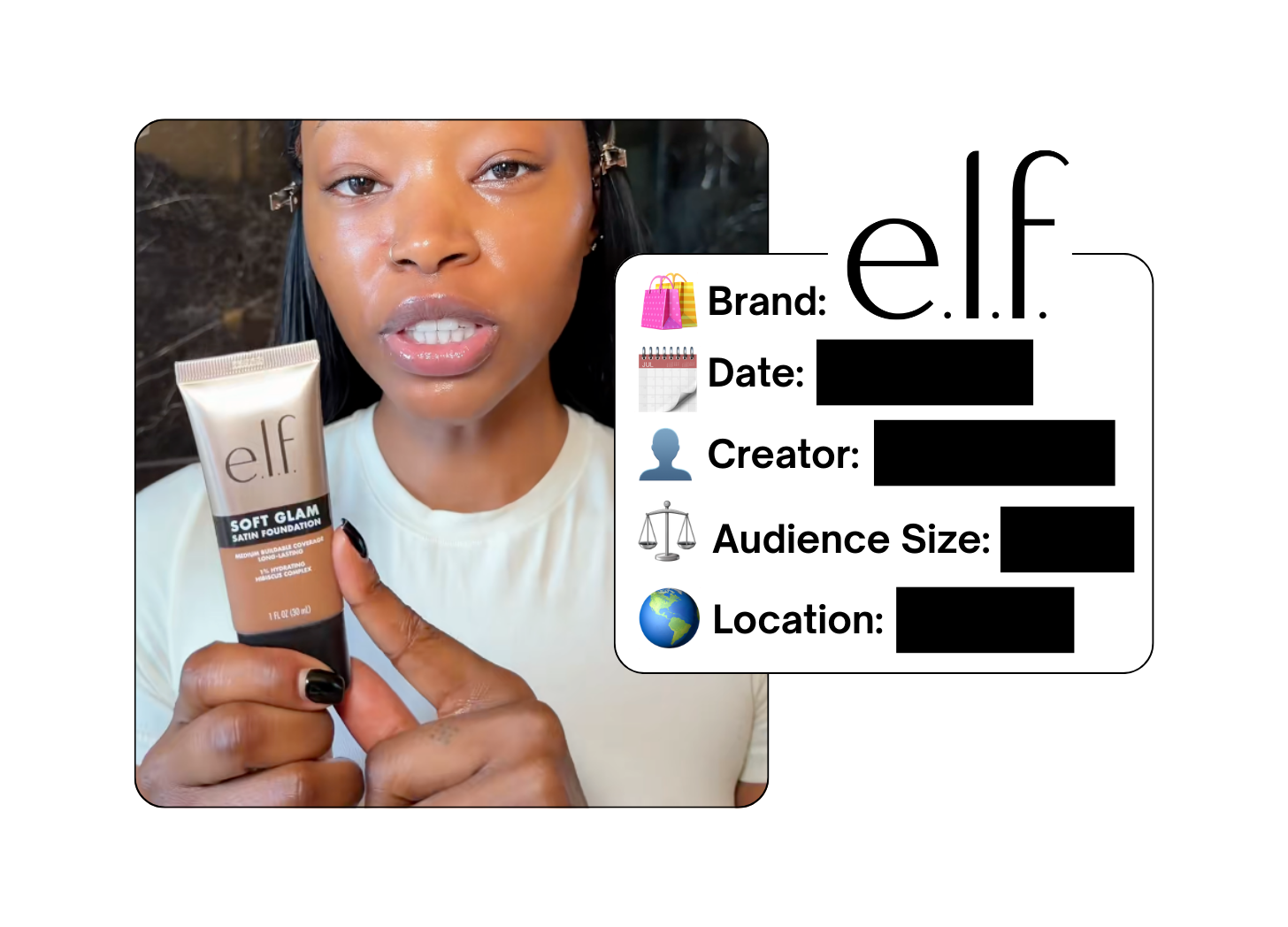 Spotted: Elf Cosmetics in a new paid collab