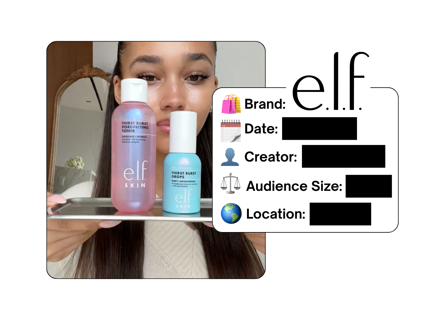Spotted: Elf Cosmetics in a new paid collab