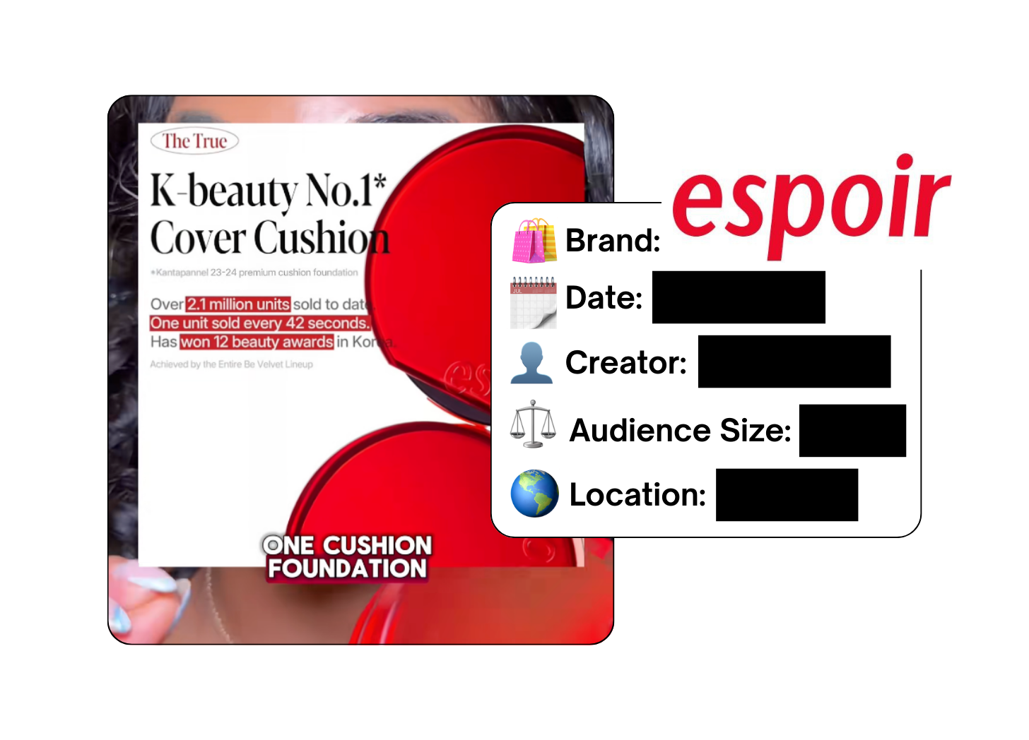 Spotted: Espoir in a new paid collab