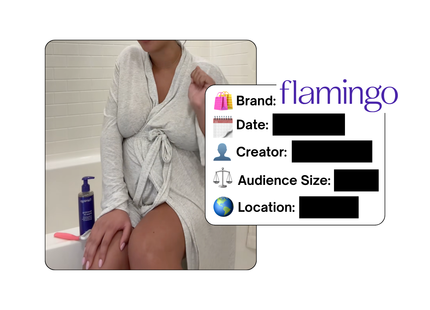 Spotted: Flamingo in a new paid collab