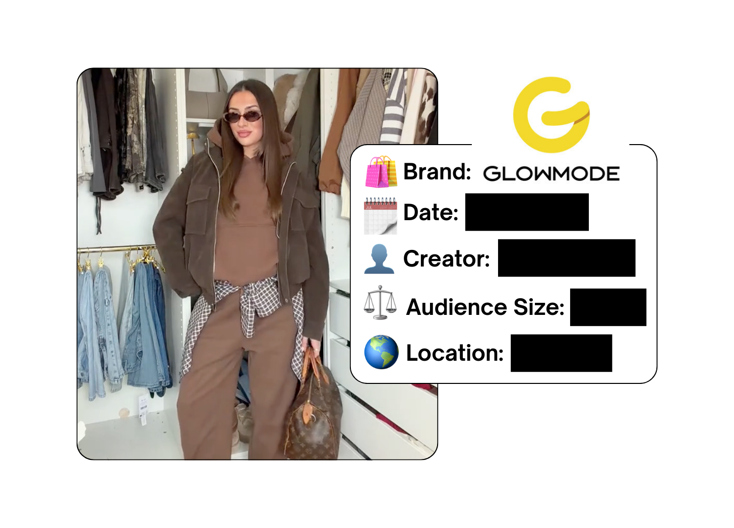 Spotted: Glowmode in a new paid collab