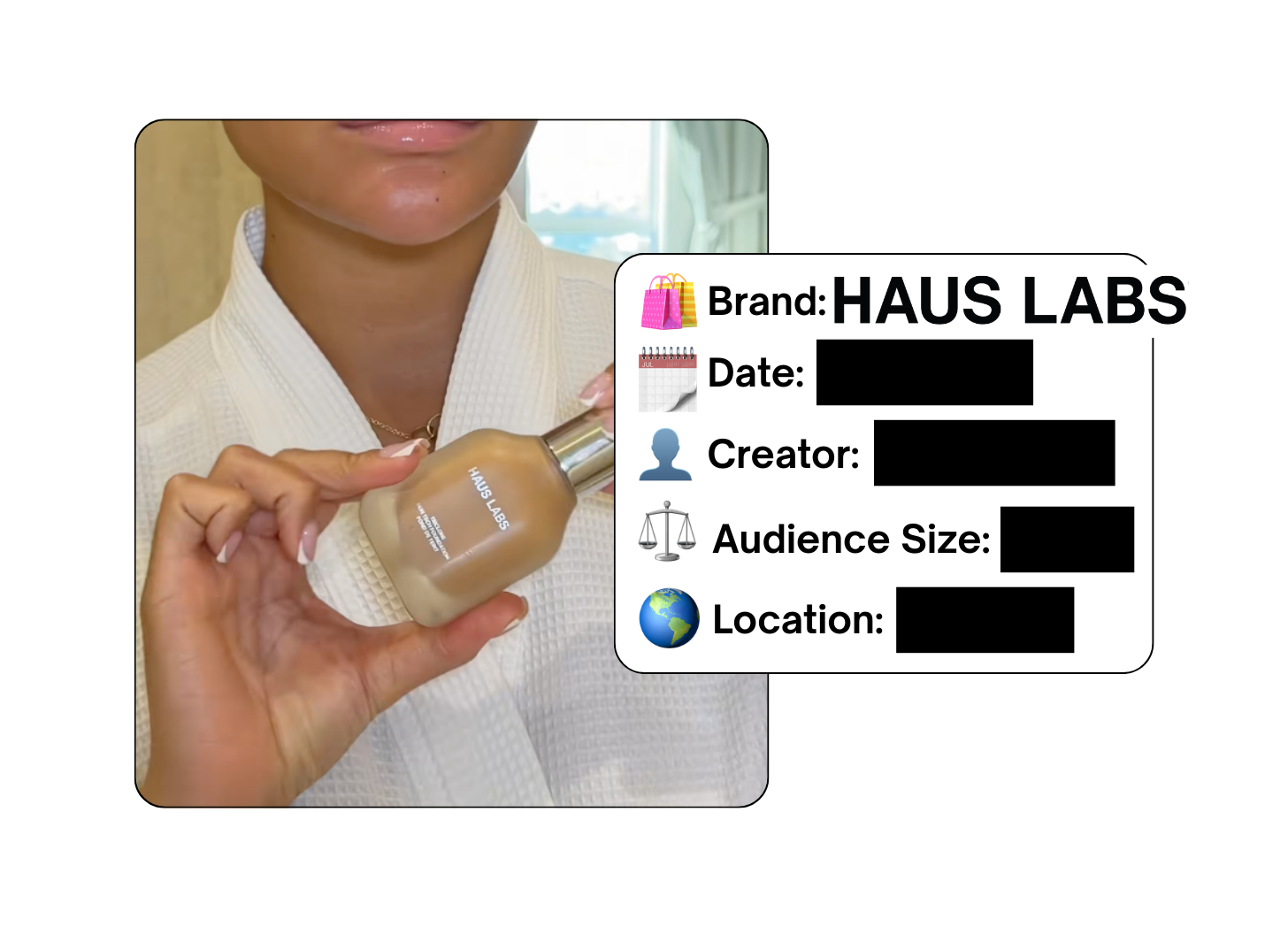Spotted: Haus Labs in a new paid collab