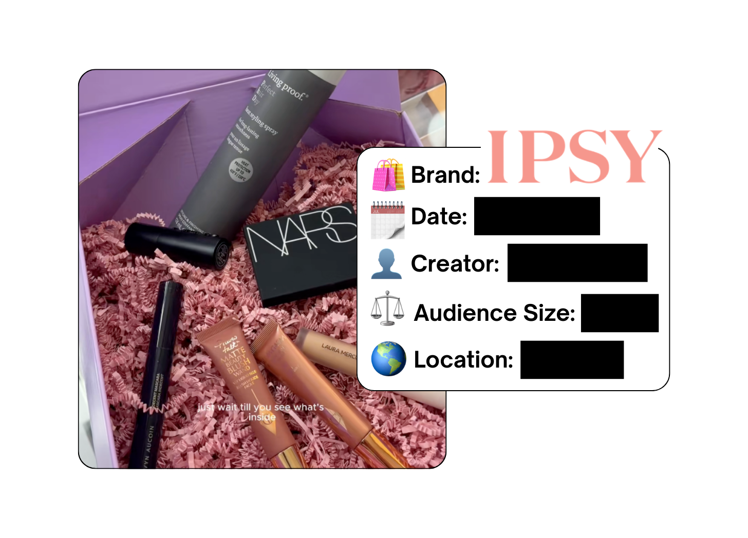Spotted: IPSY in a new paid collab