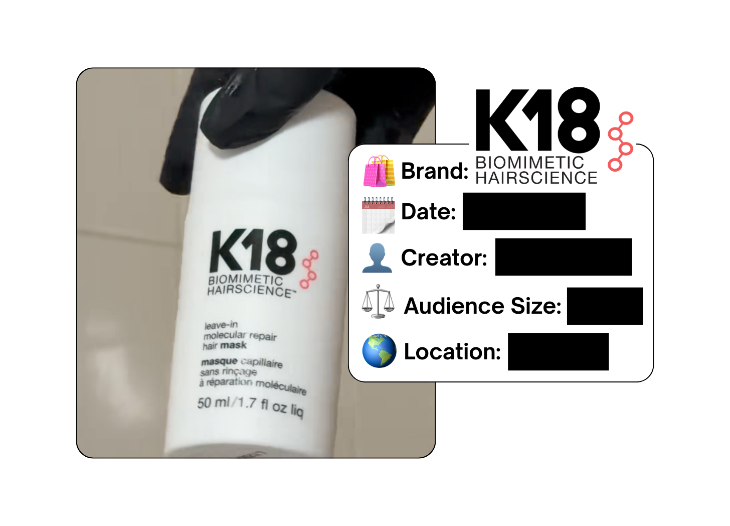 Spotted: K18 Hair in a new paid collab