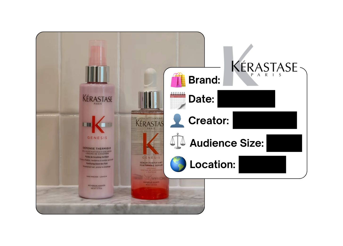 Spotted: Kerastase in a new paid collab