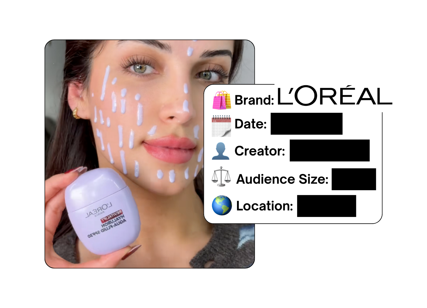 Spotted: L’Oreal in a new paid collab